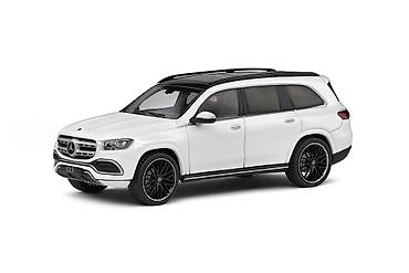 🤍 Mercedes-Benz GLS w/ AMG Wheels – Diamond White – 2020 – 1:43 Solido