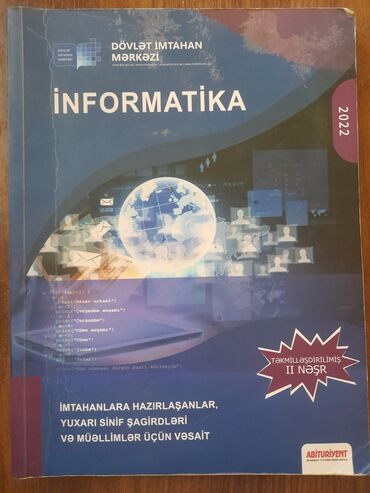 tqdk informatika pdf kitab yukle: Информатика 11 класс, 2022 год