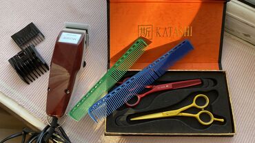 Оборудование для бизнеса: Набор: профессиональные парикмахерские ножницы для стрижек и