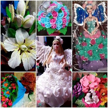 Hədiyyələr: Əl işləri ilə hazırlanmış bədii buketlər və dekorativ kompozisiyalar — 1