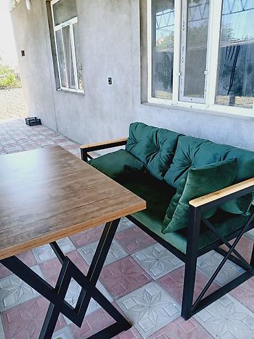 ucuz mebeler: Yeni, Kvadrat masa, Açılmayan, Skameykalar ilə, Azərbaycan — 7