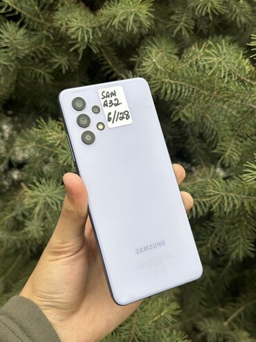 телефон самсунг 10: Samsung Galaxy A32, Б/у, 128 ГБ, 2 SIM
