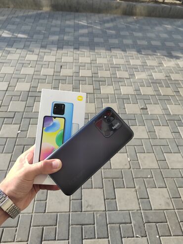 телефон флай 10: Xiaomi Redmi 10A, 64 ГБ, цвет - Черный, 
 Кнопочный, Отпечаток пальца