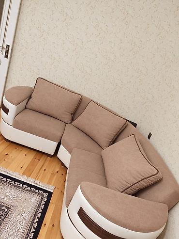 Künc divan - Qiymət: 150 AZN - Açılmır, baza yoxdur - Ümumi ölçü: 3 m