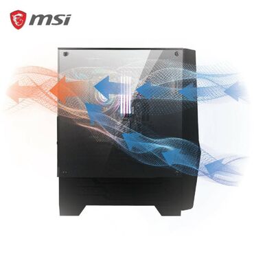 Masaüstü kompüterlər və iş stansiyaları: Msi Mag Forge 100R Gaming Case 🔸mid-tower 🔸atx / micro-atx / mini-itx — 5
