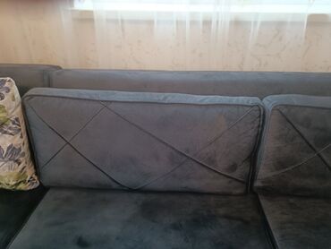 Divanlar: Künc divan, Açılmayan, Bazasız, Vеlur parça, Çatdırılma yoxdur — 5