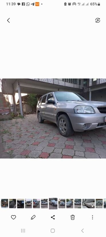 Mazda: Mazda Tribute: 2003 г., 2 л, Механика, Бензин, Внедорожник