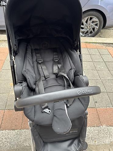 ступенька детская: Коляска Cybex Platinum (серия Priam платформа Platinum), цвет Black — 9