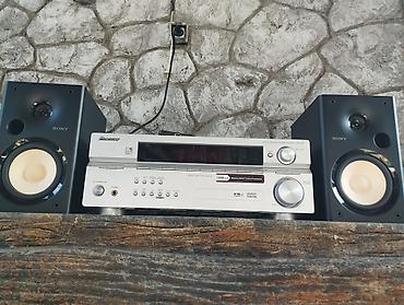 dinamik dayağı: Pioneer VSX-514 AV resiver + Sony iki ədəd akustik kolonka dəsti — 7