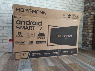 102 ekran smart tv: Televizor Hoffmann 43" FHD (1920x1080), Ünvandan götürmə
