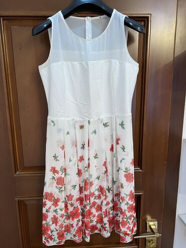 платья белые: Повседневное платье, Турция, Лето, S (EU 36)