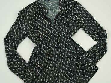 czarne bluzki z krótkim rękawem reserved: Koszula Damska, Reserved, L, stan - Bardzo dobry