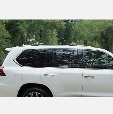 багажник на лексус: Поперечины на штатные рейлинги для Lexus LX570 - Модель: Crossbars — 5