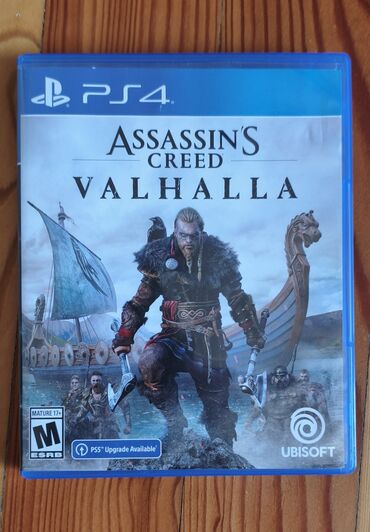 PS4 (Sony Playstation 4): Assassin's Creed Valhalla PlayStation 4 Diski Əla vəziyyətdədir
