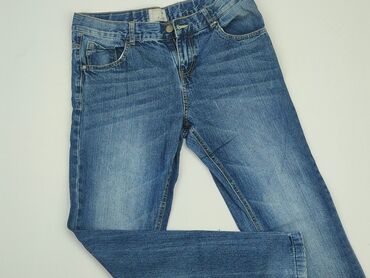 jasny jeans: Spodnie jeansowe, Alive, 14 lat, 164, stan - Dobry