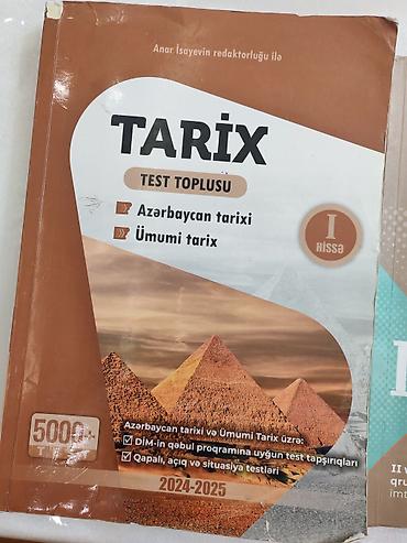 Тесты: Məhsul: Tarix üzrə hazırlıq vəsaitləri paketi Tərkib: - “Tarix – Test — 4