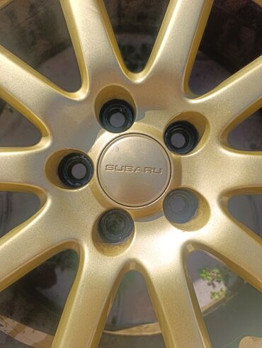 Диски: Литые Диски R 18 Subaru, Комплект, отверстий - 5, Б/у — 7
