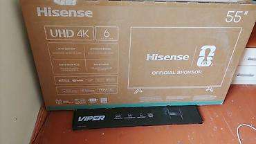 ayfon 12 pro: Hisense 55" UHD 4K Smart TV + Viper divar asqısı Məhsul — 1