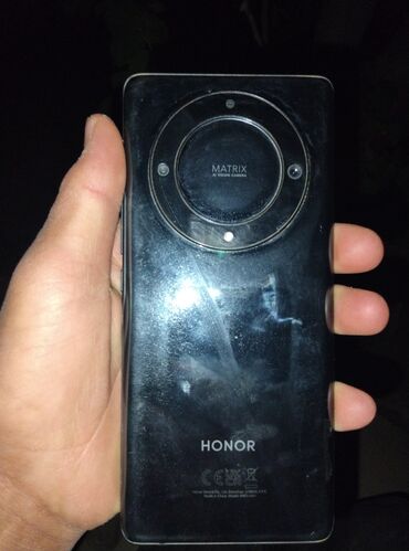 телефон honor: Honor 9A, Б/у, 256 ГБ, цвет - Черный, 1 SIM