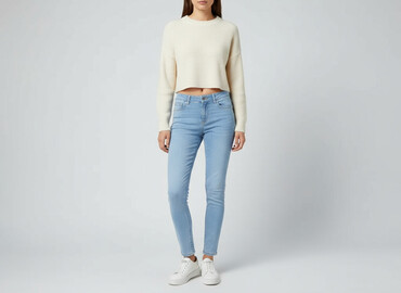 cross jeans zakręt: Calzedonia, Jeansy damskie, rozmiar S