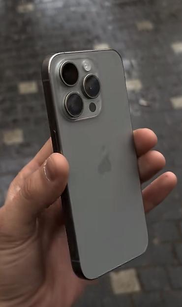 6 iphone: IPhone 15 Pro, 128 GB, Natural Titanium, Zəmanət, Simsiz şarj, Face ID — 4