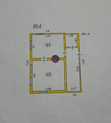 Продажа коттеджей и домов: Продаю Дом 2 ком Район: Автовокзал Алматинка - Жибек Жолу (Осмункула) at lalafo.kg — 8 Продажа коттеджей и домов: Продаю Дом 2 ком Район: Автовокзал Алматинка - Жибек Жолу (Осмункула) — 8