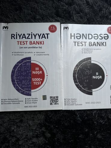 mhm riyaziyyat kitabi qiymeti: MHM həm həndəsə həmdə cəbr test bankı təzədir heç açılmıyıb demək