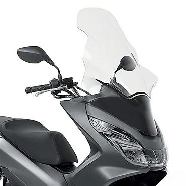 hunter skuter: Visoki vetrobran za skuter – prozirni - Tip: produženi — 1
