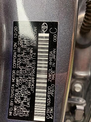 приус 2023: Toyota Prius: 2020 г., 1.8 л, Вариатор, Гибрид, Хэтчбэк — 10