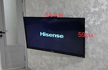 телевизор blesk: Телевизор Hisense с тонкой чёрной рамкой и лаконичным современным — 1