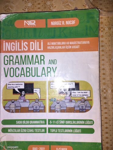 mhm azərbaycan dili qaydalar və testlər pdf: Nərgiz nəcəf İngilis dili qayda lüğət kitabı. 4 manat isdiyən yazsın