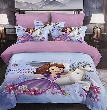 Комплекты постельного белья: Постельное бельё 100% хлопок, Сатин детские комплекты постельного — 4