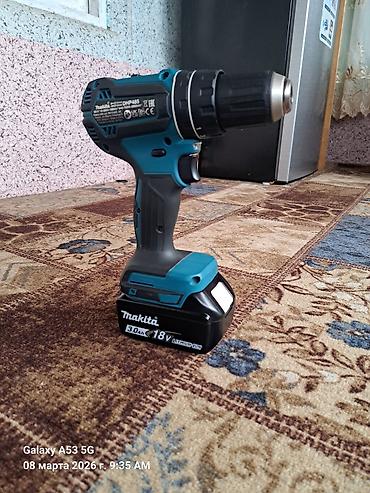 Шуруповерты: Аккумуляторная ударная дрель-шуруповерт Makita DHP485 (18V — 2
