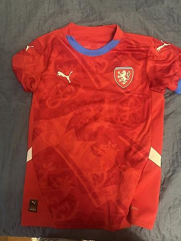 ev paltarları: Puma Çexiya milli futbol komandası ev forması - Rəng: qırmızı, mavi — 1