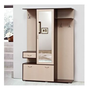 Sifarişlə dolablar: Düz dolab, Yataq otağı üçün, Paltar üçün, Açılan, Korpuslu, 2 qapılı — 3