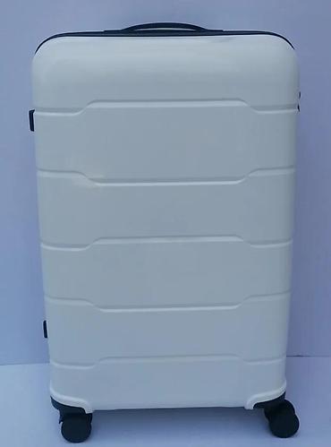 Putni koferi i torbe: Tvrdi kofer na točkićima – bela boja - Materijal: ABS/plastika sa — 12