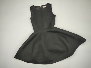 szara sukienki na wesele rozkloszowana: Dress, L (EU 40), condition - Very good