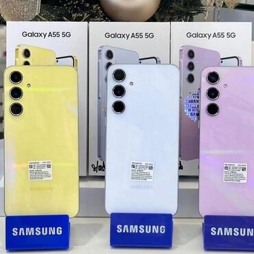 samsung galaxy a: Samsung Galaxy A55, 256 GB, İki sim kartlı