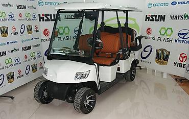 motolar: Qolf kar dg-m4+2 (altıyerli) 6-seater elektrik golf cart sizin qolf — 1