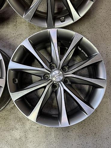 wheel: Литые Диски R 18 Hyundai, Комплект, отверстий - 5, Б/у — 7