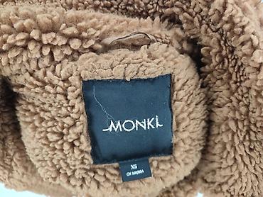 biale futro: Monki, Płaszcz damski, rozmiar XS — 4