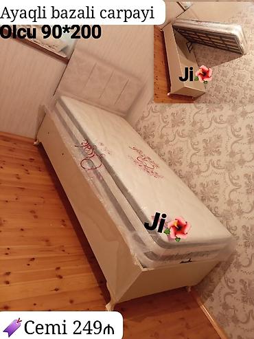 Bazali ayaqli madel carpayi 🏷️Cemi 249₼ Matras daxil 25 smm full lalafo.az -da Bazali ayaqli madel carpayi 🏷️Cemi 249₼ Matras daxil 25 smm full
