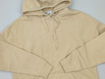 beżowa bluza damska z kapturem: FB Sister, Women`s hoodie, size M