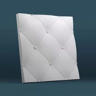 гипс декор: Гипсовые 3D панели "Кожа крупная" для декорирования стен 50×50