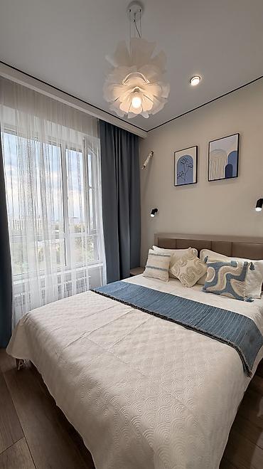 квартира чапаева: 2 комнаты, 44 м², Пишпек Элитка, 7 этаж, Дизайнерский ремонт — 10