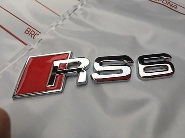 bronza za cunkove: NATPIS ZNAK AUDI RS6 - METALNI | Viber — 1