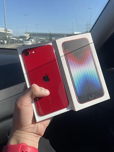 IPhone SE 2022, 128 GB, Qırmızı, Simsiz şarj