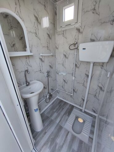 Digər santexnikalar: Portativ sanitar kabinə – tam komplektli unitazlı modul — 8