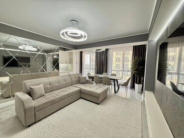 квартира берилет 5мкр: 3 комнаты, 94 м², Элитка, 5 этаж, Дизайнерский ремонт