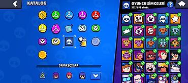 pearl: Brawl Stars hesabı – zəngin kolleksiya və kosmetiklər Xüsusiyyətlər — 3